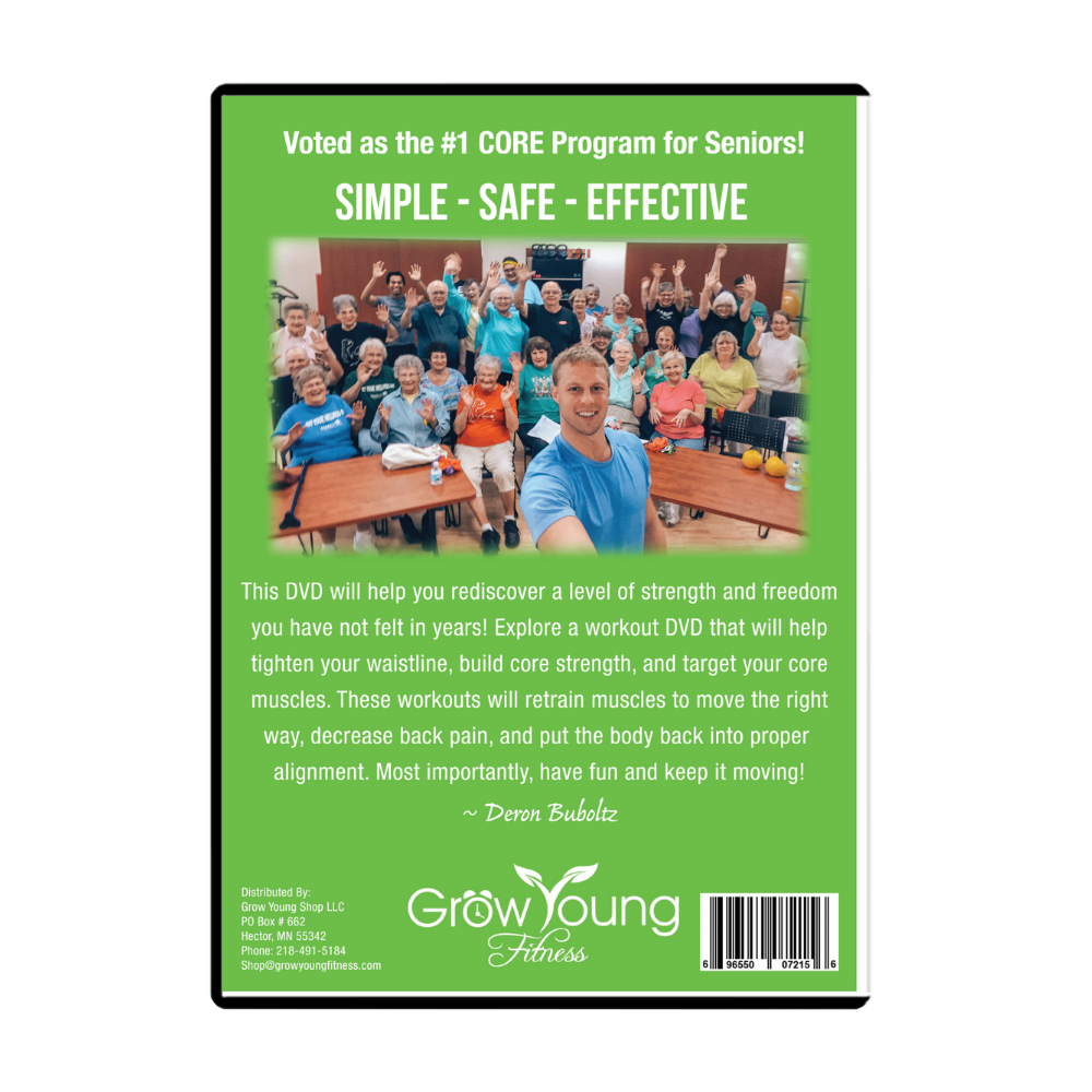 Core Starter Kit DVD Chapter 2 For Seniors Grow Young Fitness Shop