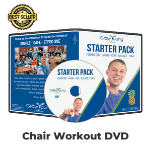 Grow young fitness Starter Pack Exercise DVD chair workout dvd