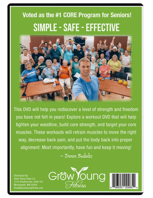 Grow Young Fitness Core Starter Kit DVD Chapter 1 back cover