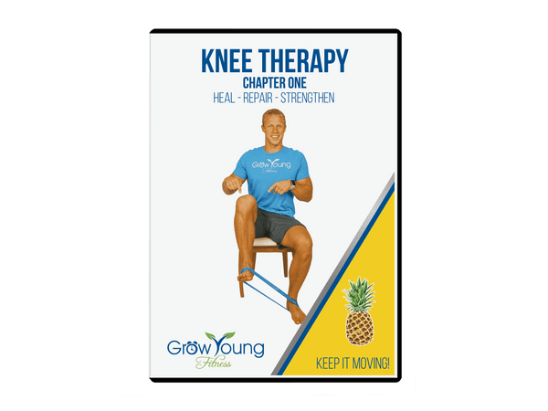 Grow Young Fitness Knee Therapy DVD front cover