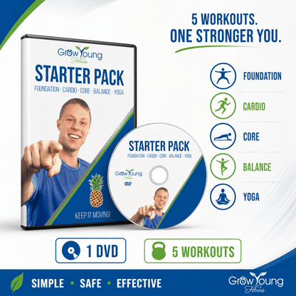 Starter Pack Exercise DVD - Grow Young Fitness Exercise DVD For Seniors