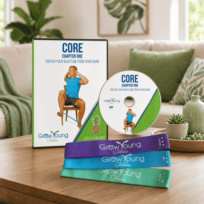 Core Starter Kit DVD - Grow Young Fitness Exercise DVD For Seniors