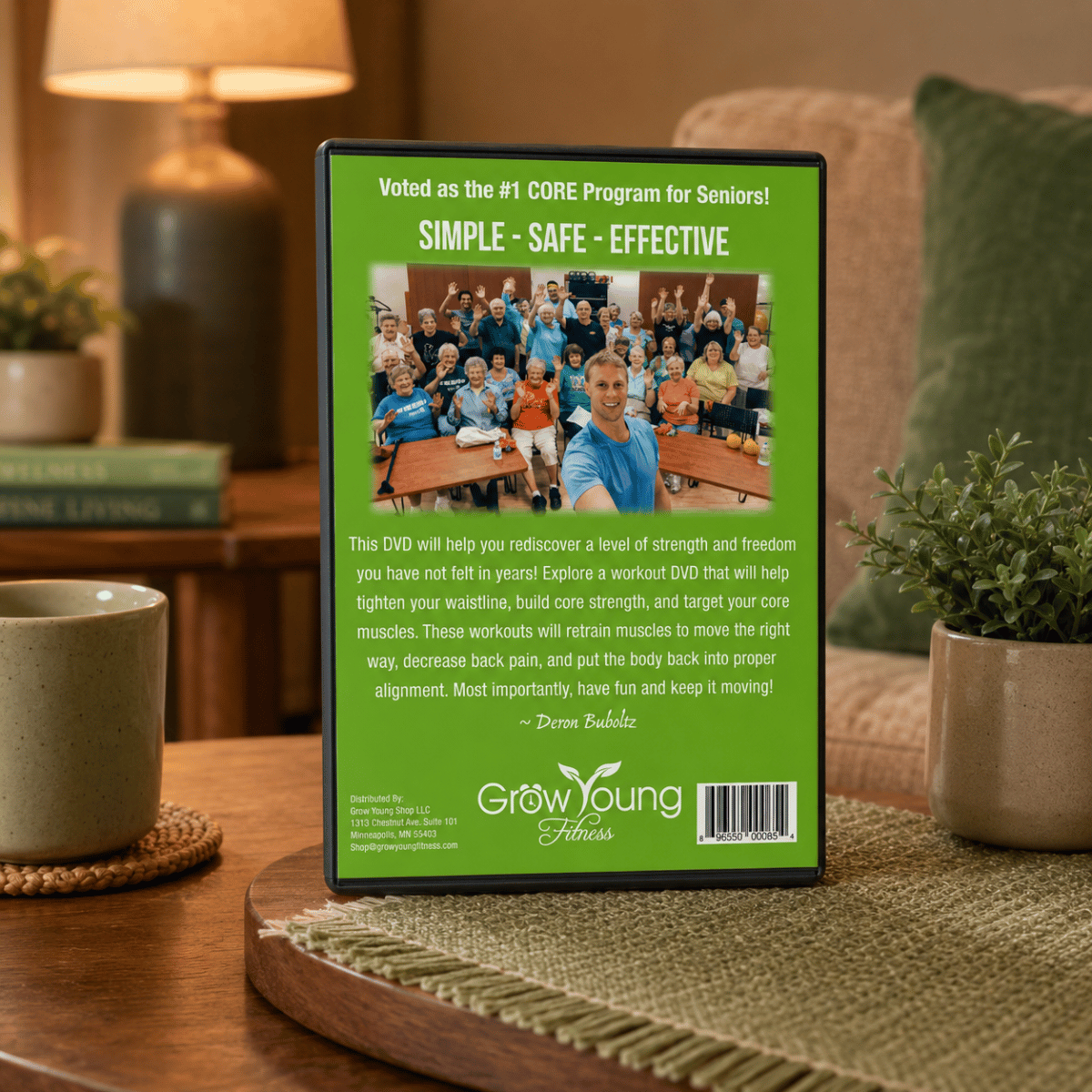 Core Starter Kit DVD - Grow Young Fitness Exercise DVD For Seniors