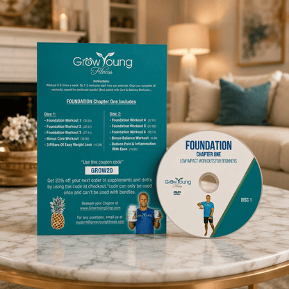 Foundation DVD - Grow Young Fitness Exercise DVD For Seniors