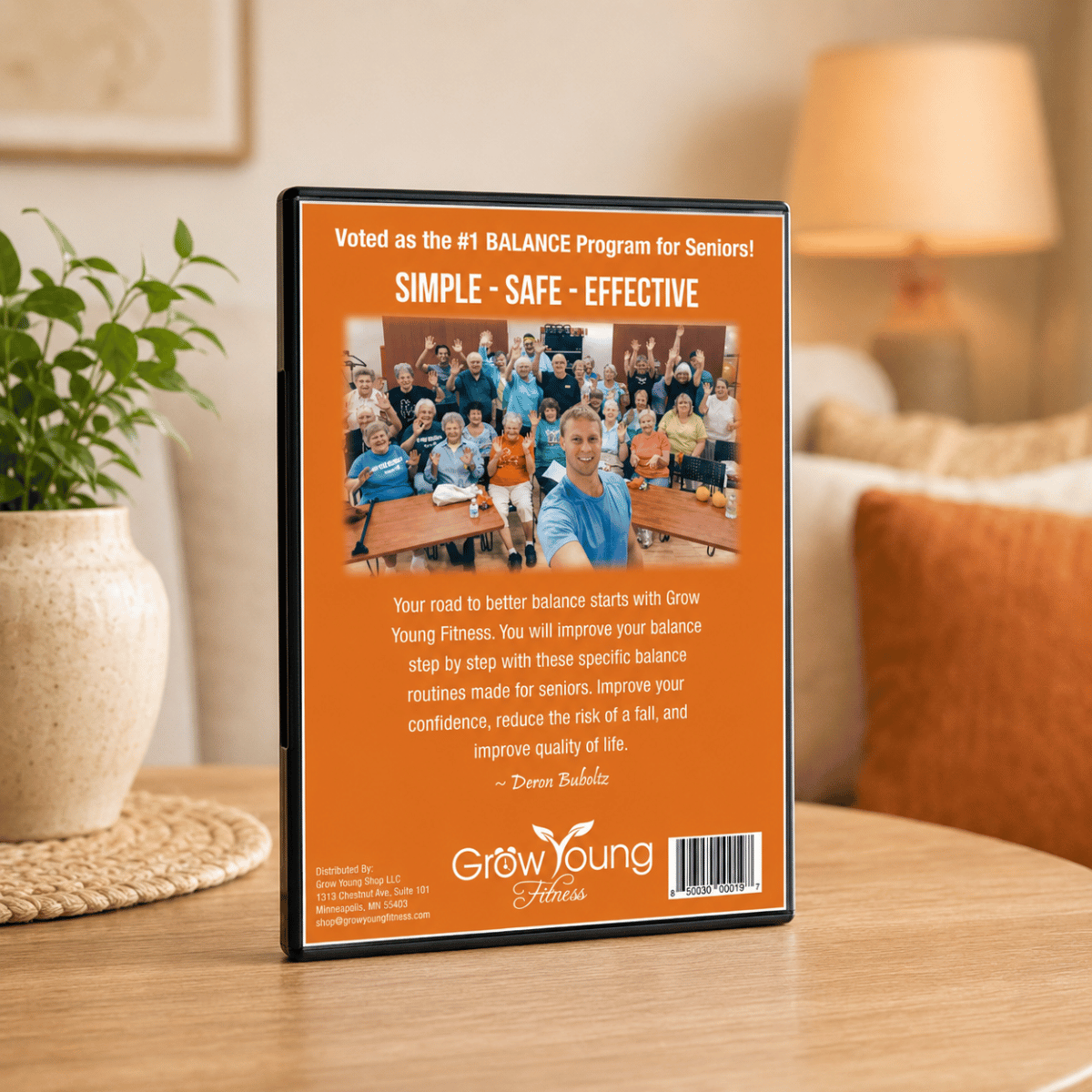 Better Balance Pack DVD - Grow Young Fitness Exercise DVD For Seniors