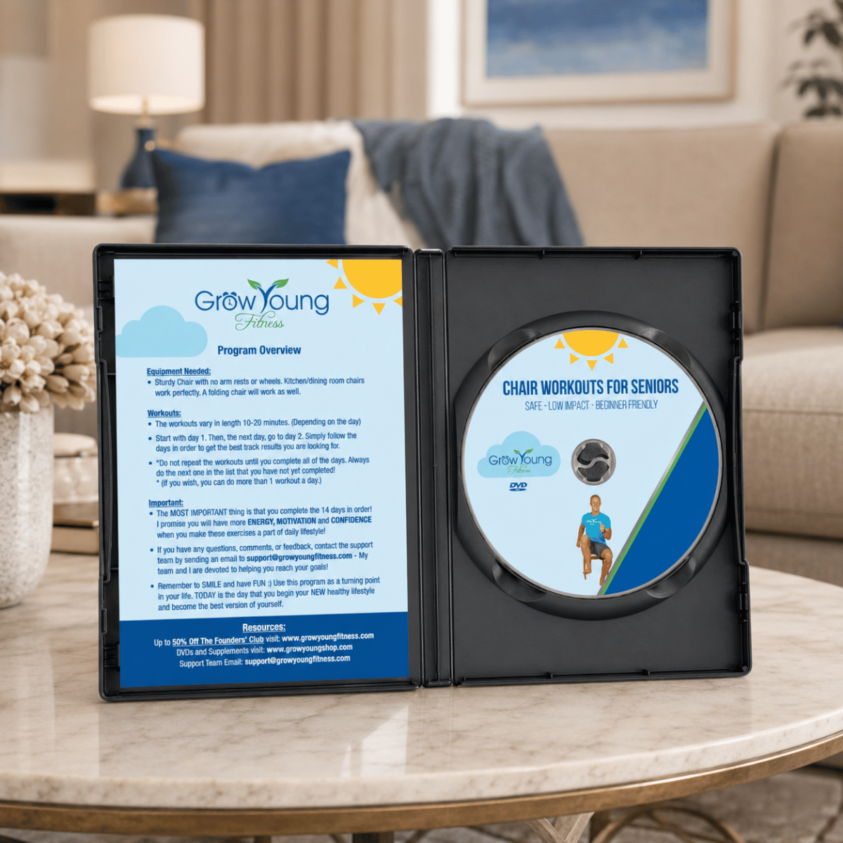 Chair Workouts For Seniors DVD