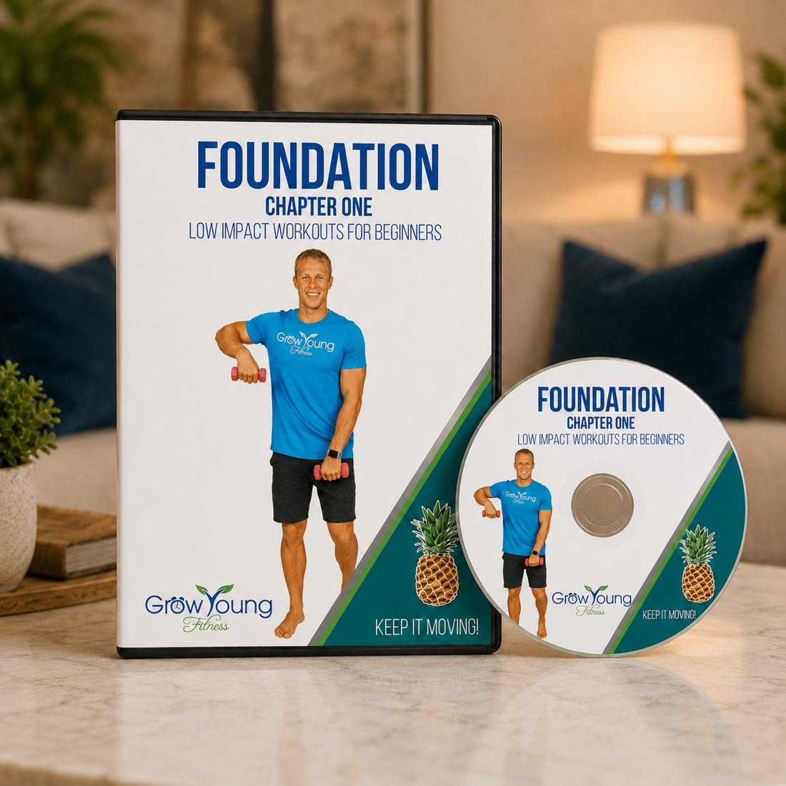 Foundation DVD - Grow Young Fitness Exercise DVD For Seniors
