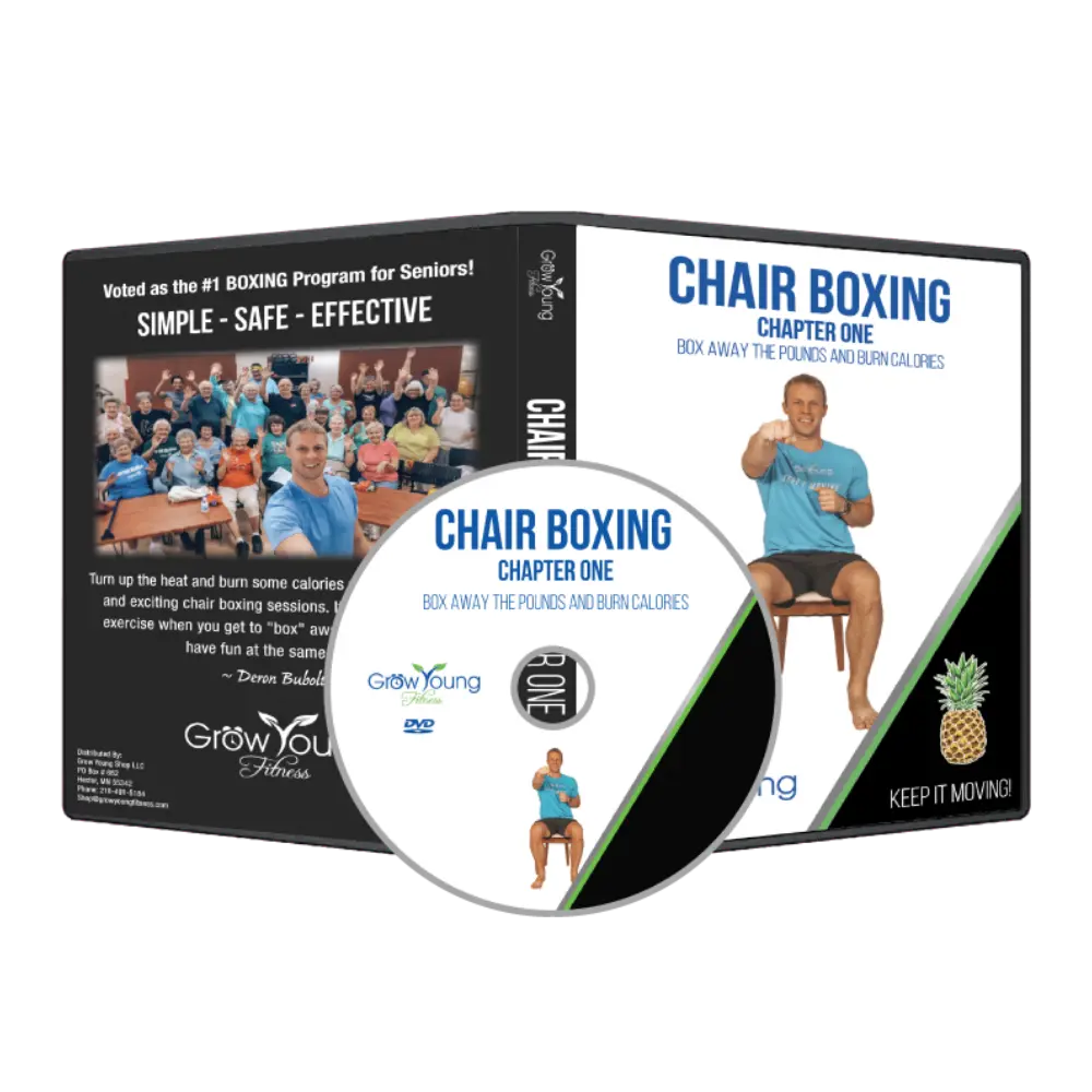 Chair Boxing DVD For Seniors | Grow Young Fitness Shop – Grow