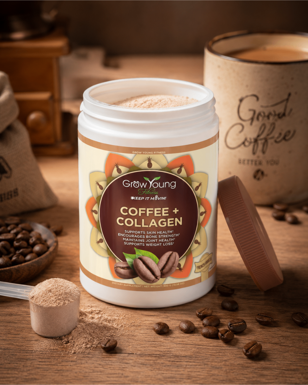 Coffee + Collagen - French Vanilla