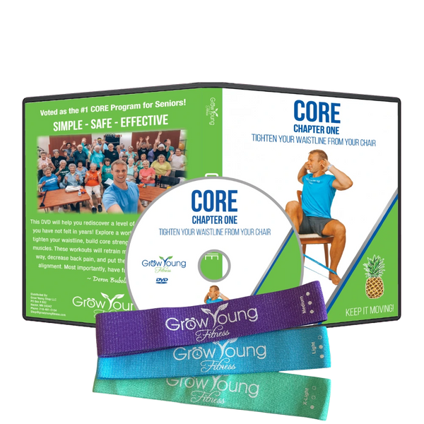 Core Starter Kit DVD - Grow Young Fitness Exercise DVD For Seniors