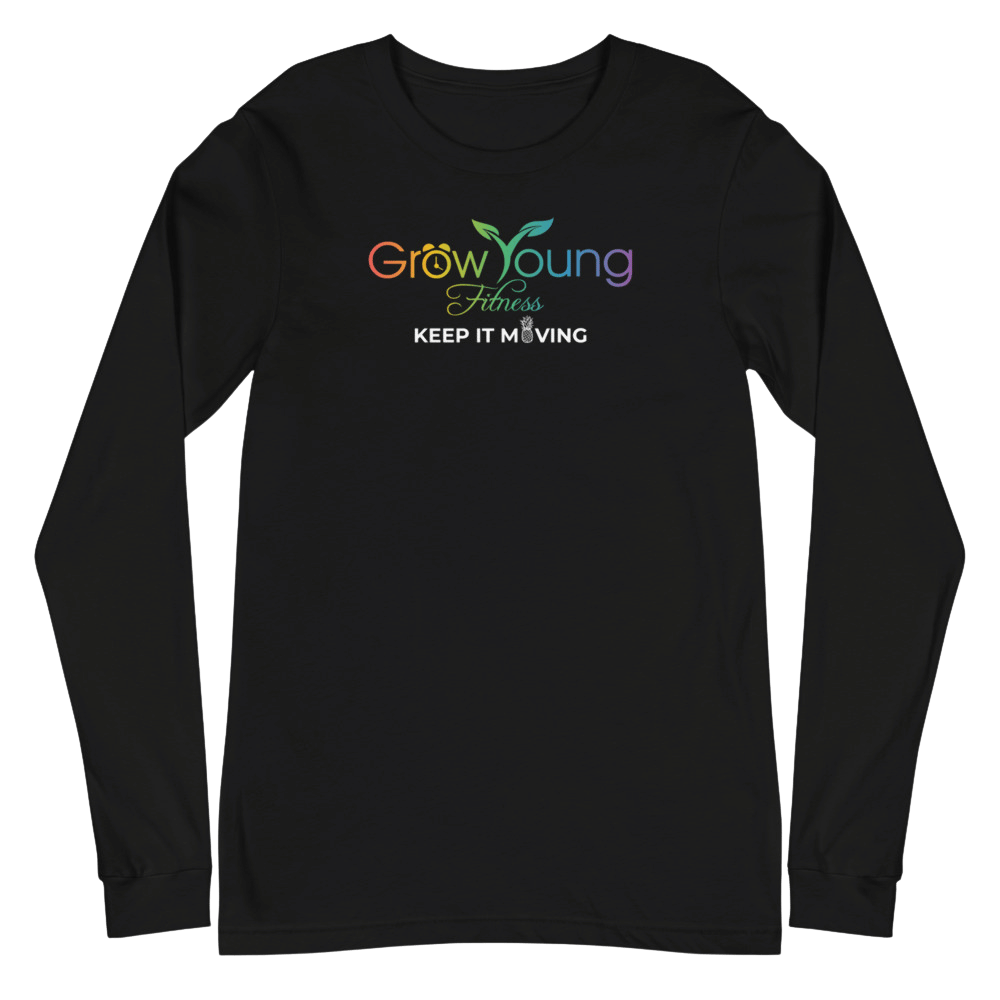 Long Sleeve Tee - Rainbow / Black