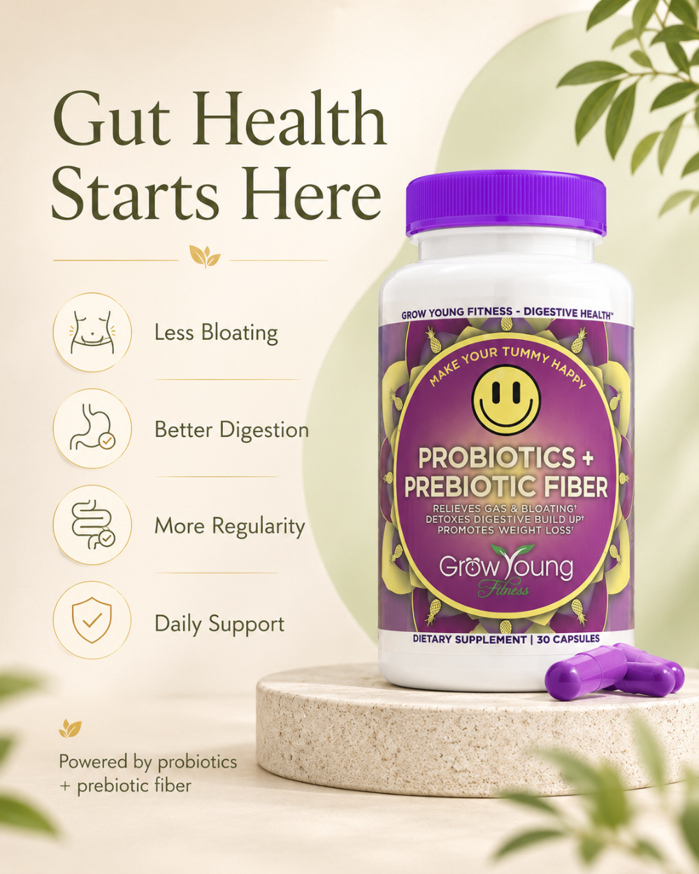 Daily Probiotic + Prebiotic Fiber