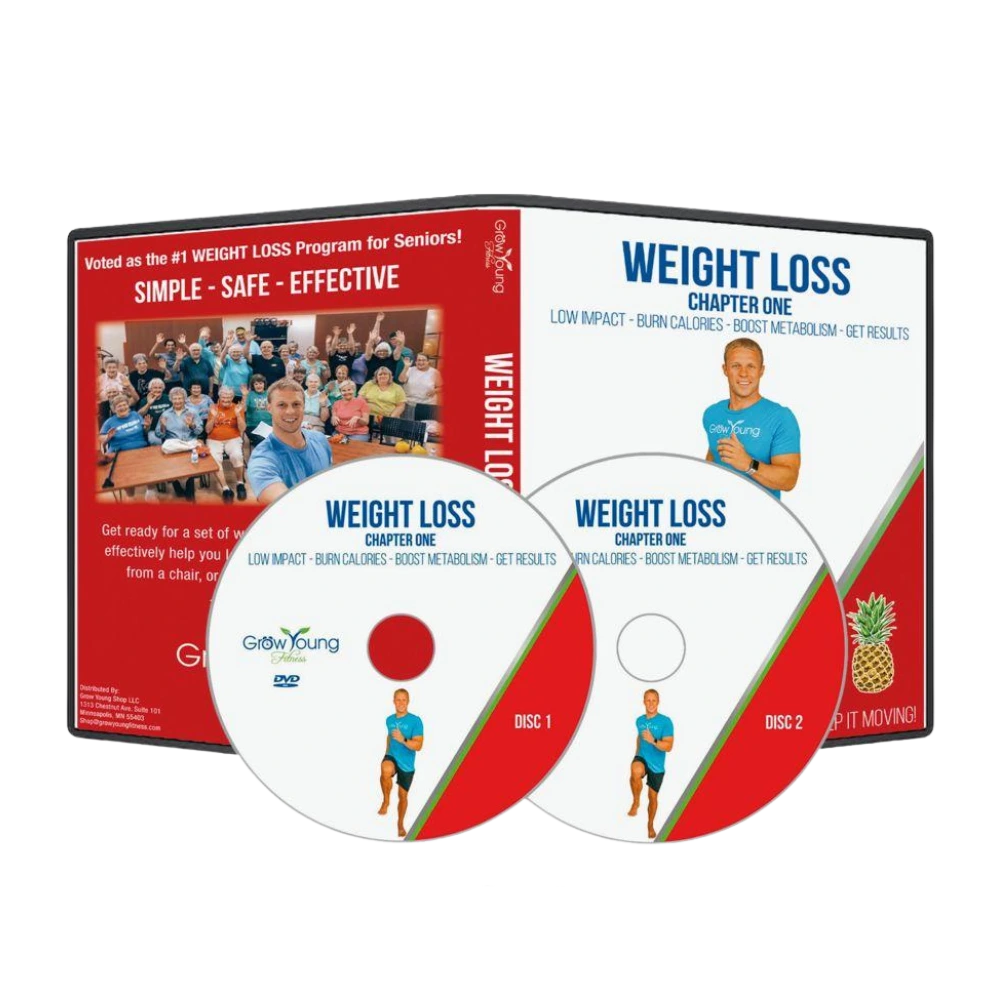 Cardio Weight Loss DVD - Grow Young Fitness Exercise DVD For Seniors