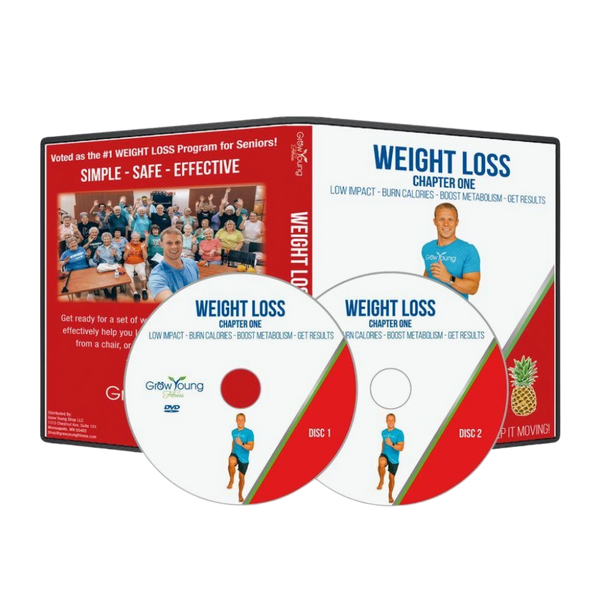 Cardio Weight Loss DVD - Grow Young Fitness Exercise DVD For Seniors