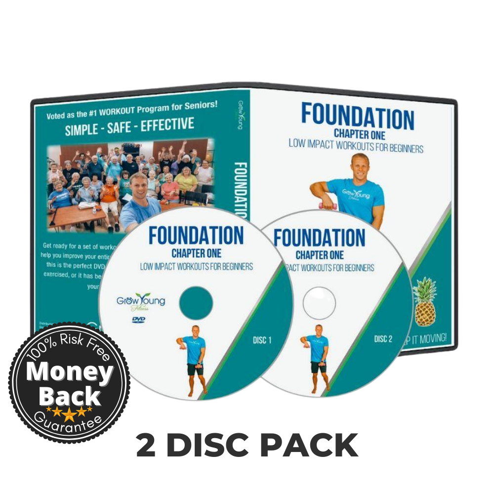 Foundation DVD Grow Young Fitness Exercise DVD For Seniors Grow