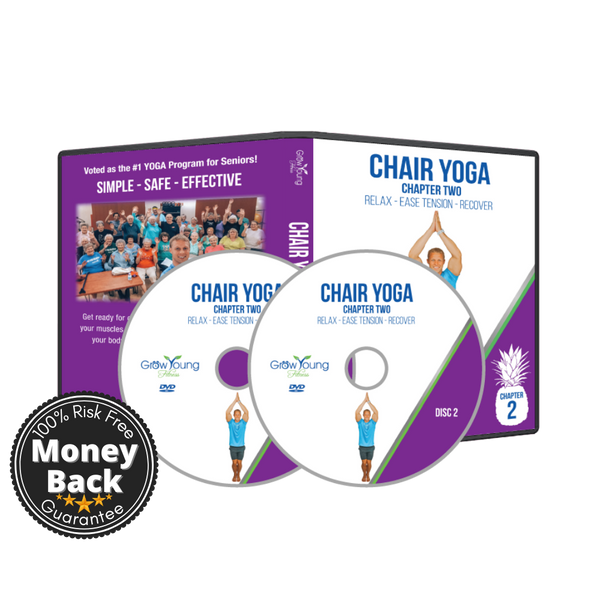 Grow Young Fitness Chair Yoga DVD Chapter 2 money back guarantee