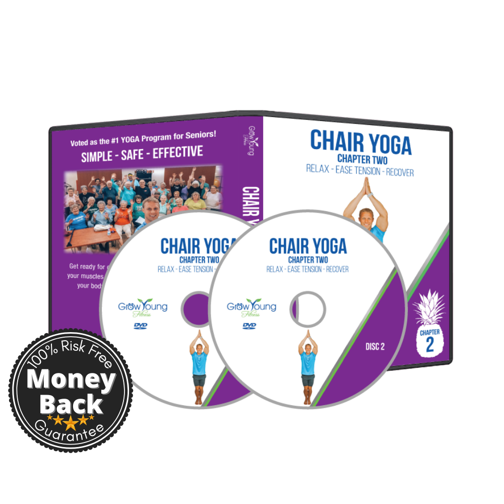 Grow Young Fitness Chair Yoga DVD Chapter 2 money back guarantee