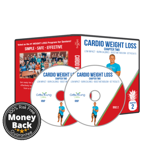 Grow Young Fitness Cardio Weight Loss DVD Chapter 2 money back guarantee