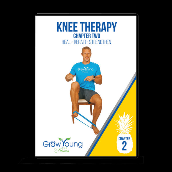 Grow Young Fitness Knee Therapy DVD Chapter 2 front cover
