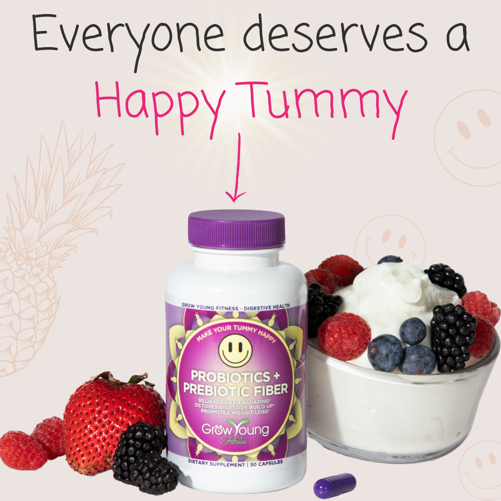 Grow Young Fitness Daily Probiotic + Prebiotic Fiber