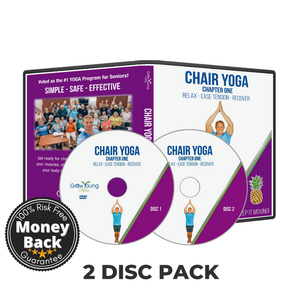 Grow Young Fitness Chair Yoga DVD Chapter 1 money back guarantee