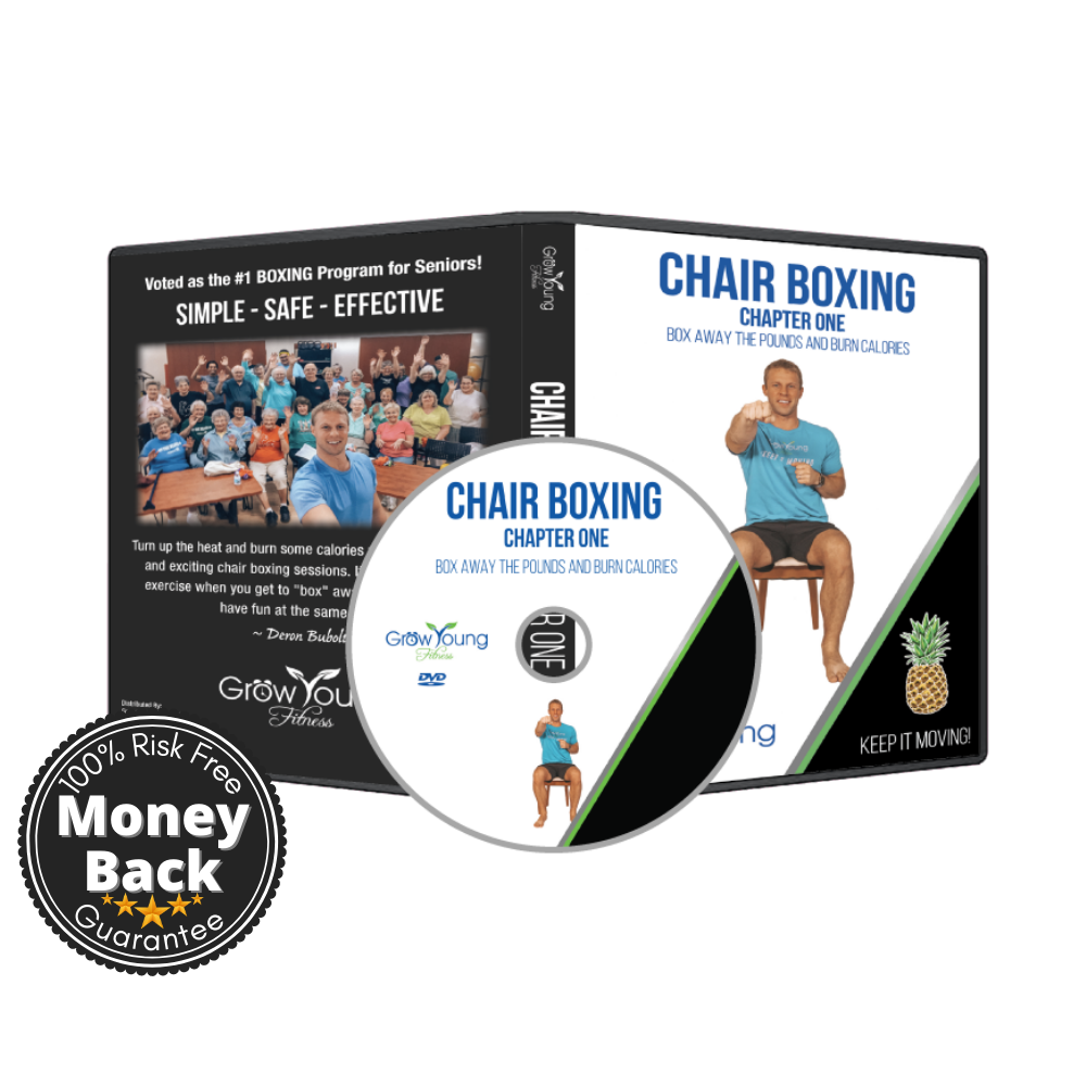 Grow Young Fitness Chair Boxing DVD money back guarantee