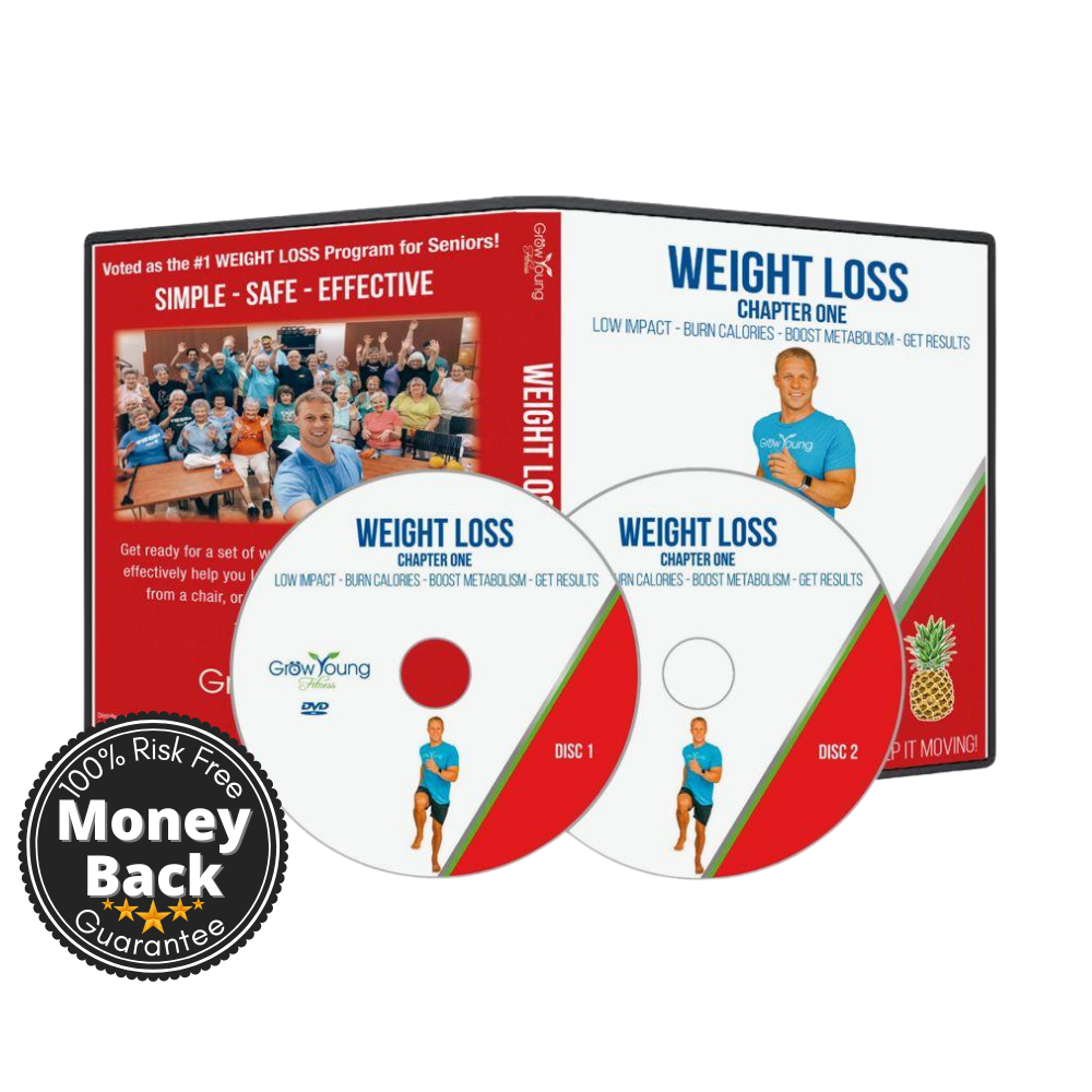 Cardio Weight Loss DVD - Grow Young Fitness Exercise DVD For Seniors