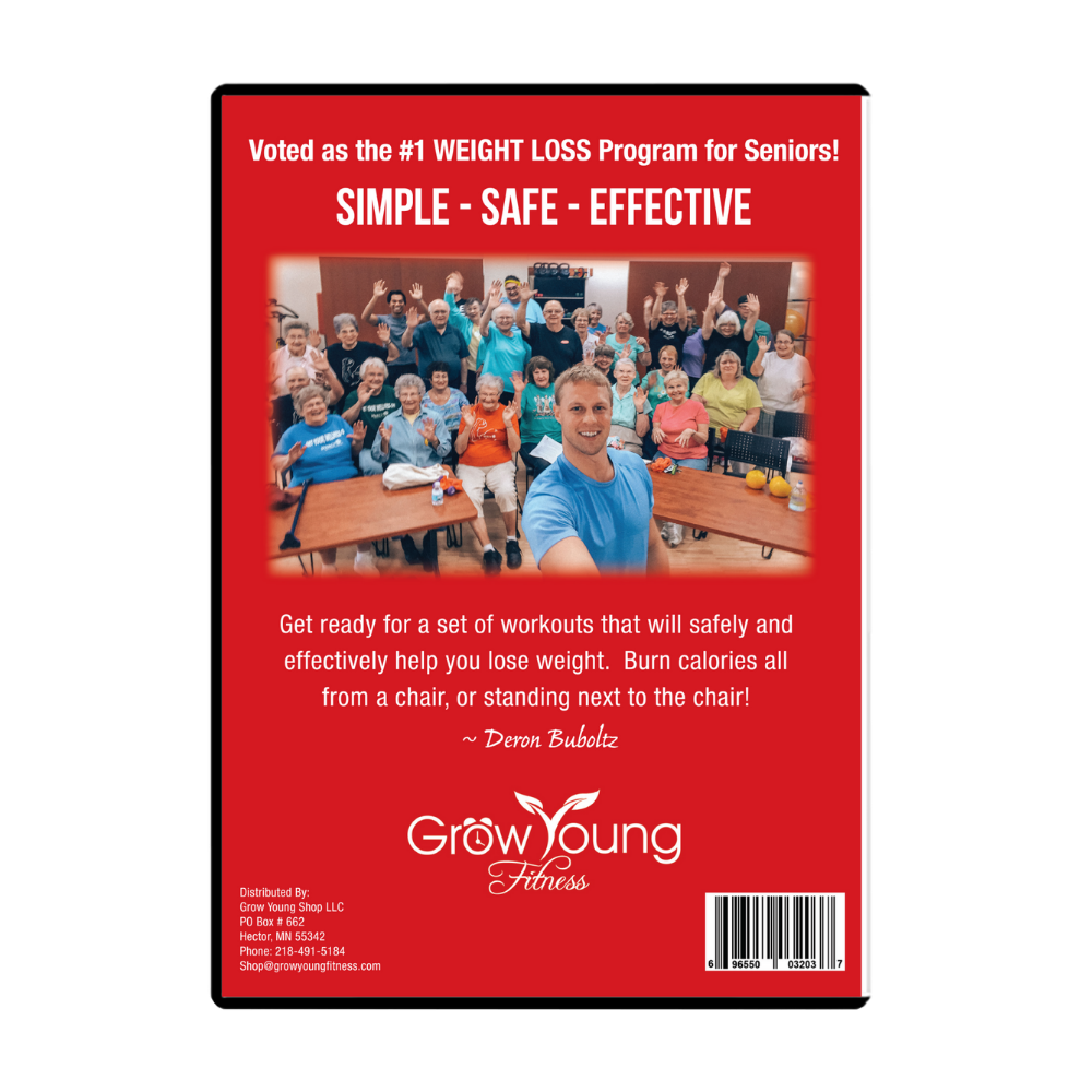 Grow Young Fitness Cardio Weight Loss DVD Chapter 2 back case