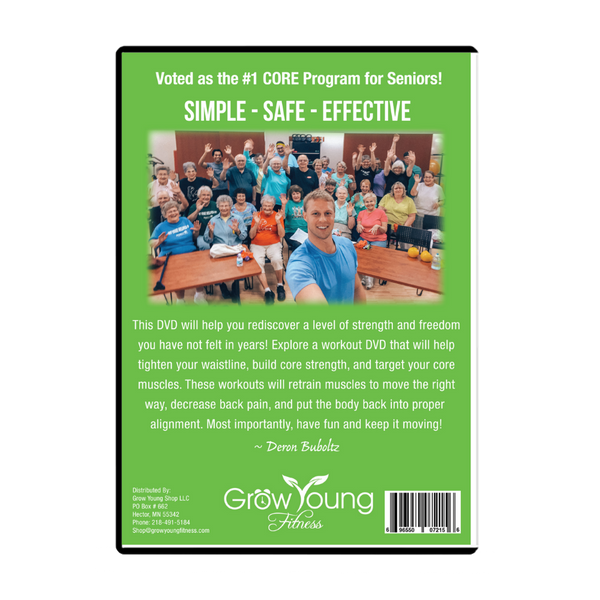 Grow Young Fitness Core Starter Kit DVD Chapter 2 back cover