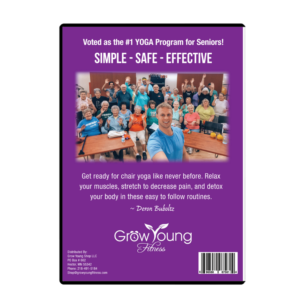 Chair Yoga DVD Chapter 2 For Seniors  Grow Young Fitness Shop – Grow Young  Shop