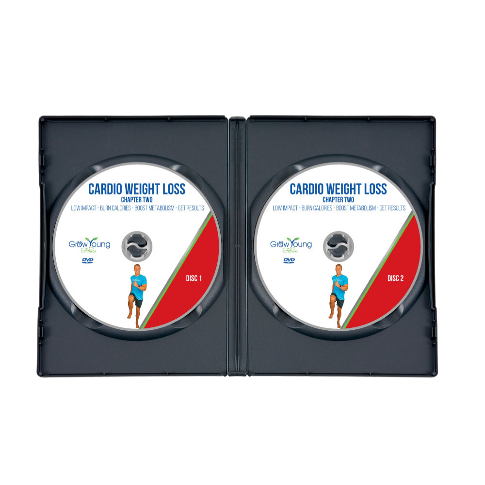 Grow Young Fitness Cardio Weight Loss DVD Chapter 2 open case