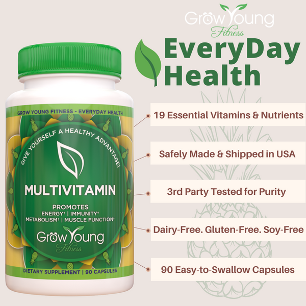 Grow Young Fitness Daily MultiVitamin 5 benefits