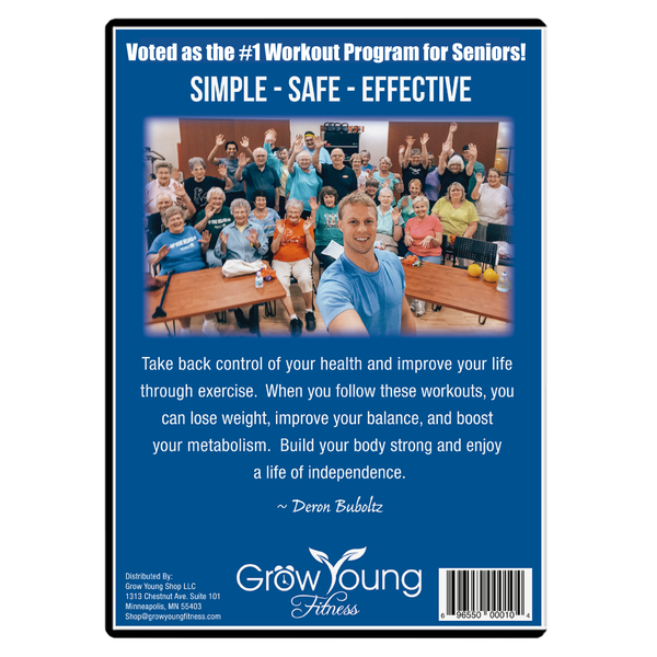grow young fitness Starter Pack Exercise DVD back cover
