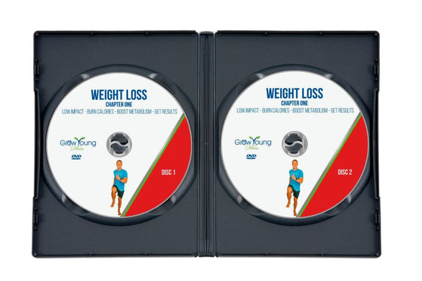 Grow Young Fitness Cardio Weight Loss DVD Chapter 1 open case