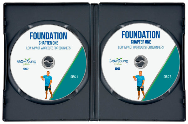 Grow Young Fitness Foundation DVD Chapter 1 open case