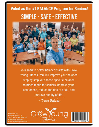 Grow Young Fitness Better Balance Pack Chapter 1 DVD back cover