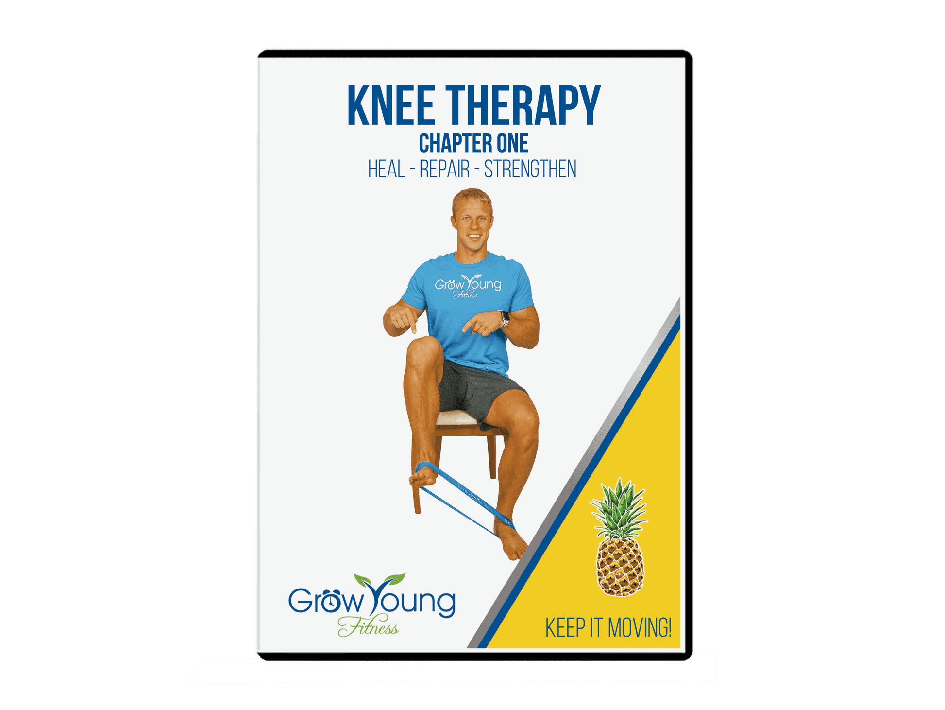 Grow Young Fitness Knee Therapy DVD front cover