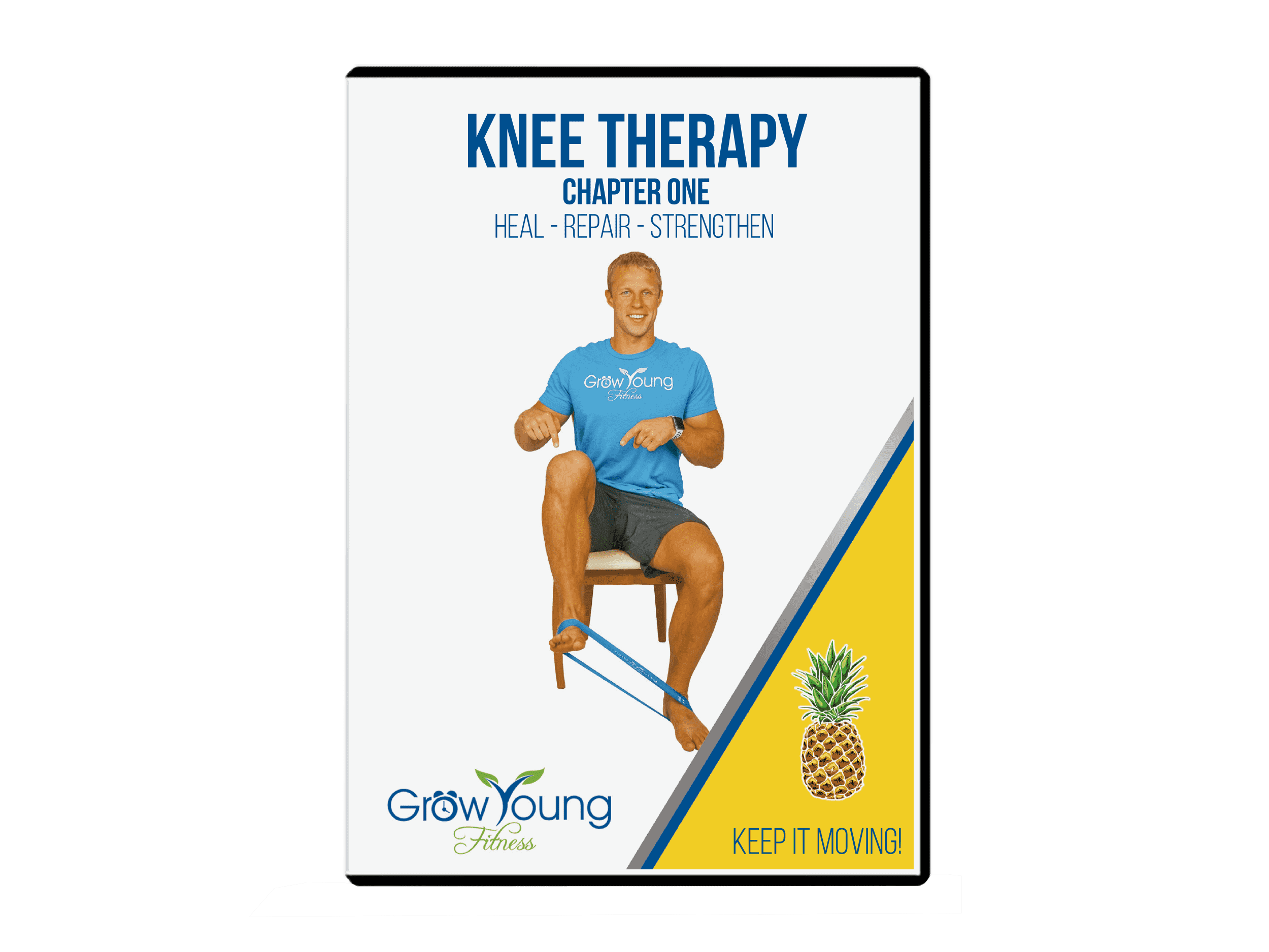 Grow Young Fitness Knee Therapy DVD front cover