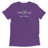 Tri-blend t-shirt - Purple with grow young fitness logo