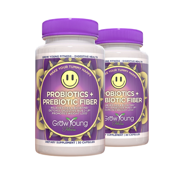 Grow Young Fitness Daily Probiotic + Prebiotic Fiber 2 pack