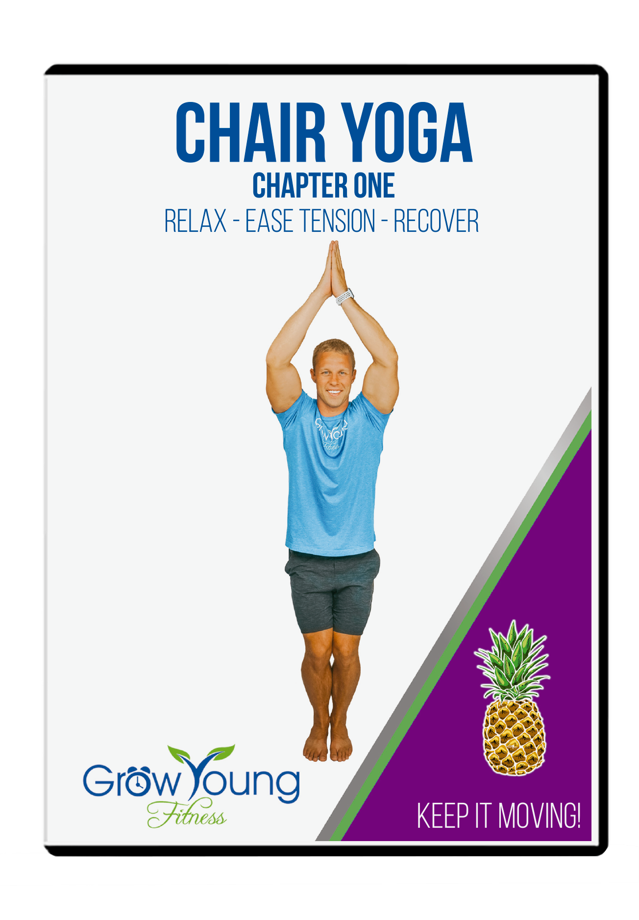CHAIR YOGA FOR SENIORS DVD + Poster + Bonus Yoga DVD. Strength- Energize-  Healing- Relieve Stress. Chair yoga DVD for beginners. Yoga chair exercises